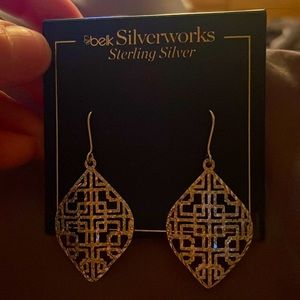 NWT Sterling Silver dangle earrings from Silverworks